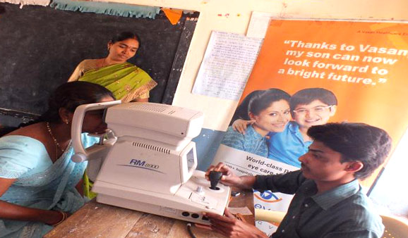 A complete health check-up was organised in association with the Yashoda Hospital for general check-up and with Vasan Group for eye and dental check-up